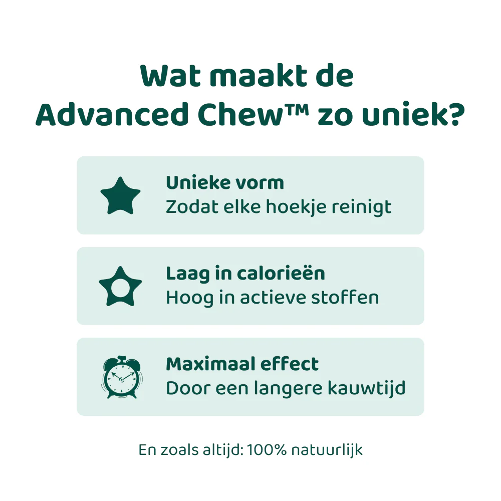 Advanced Chew Dental Sticks 🌿 7 Sticks per zakje - Image 3